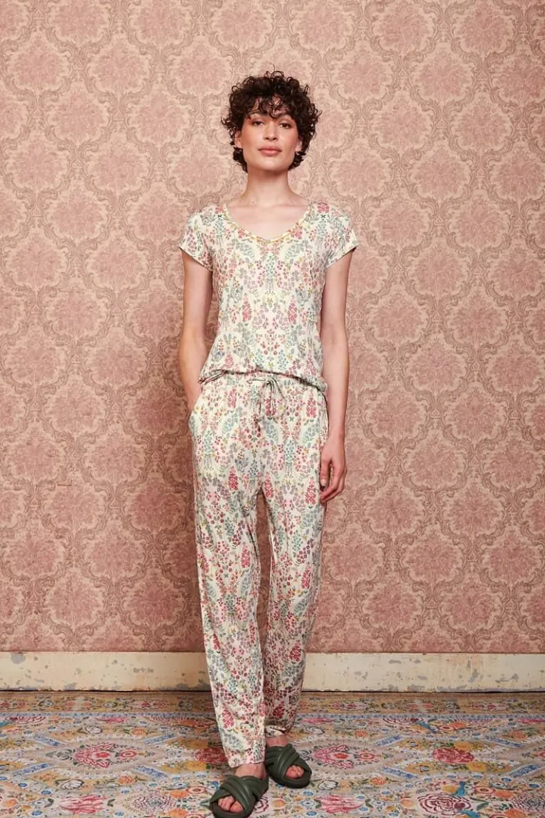 Top Korte Mouw Primavera Wit