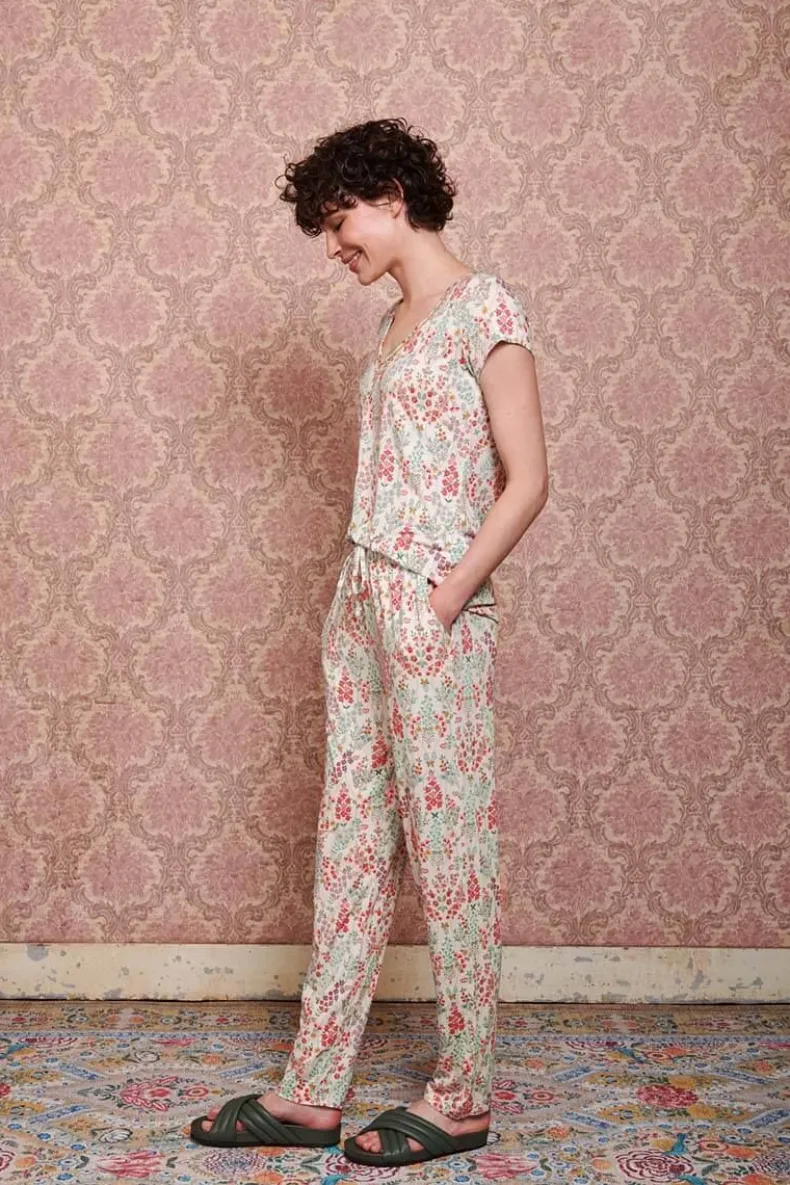 Top Korte Mouw Primavera Wit