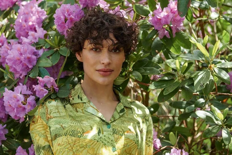 Top Korte Mouw Toscana Groen