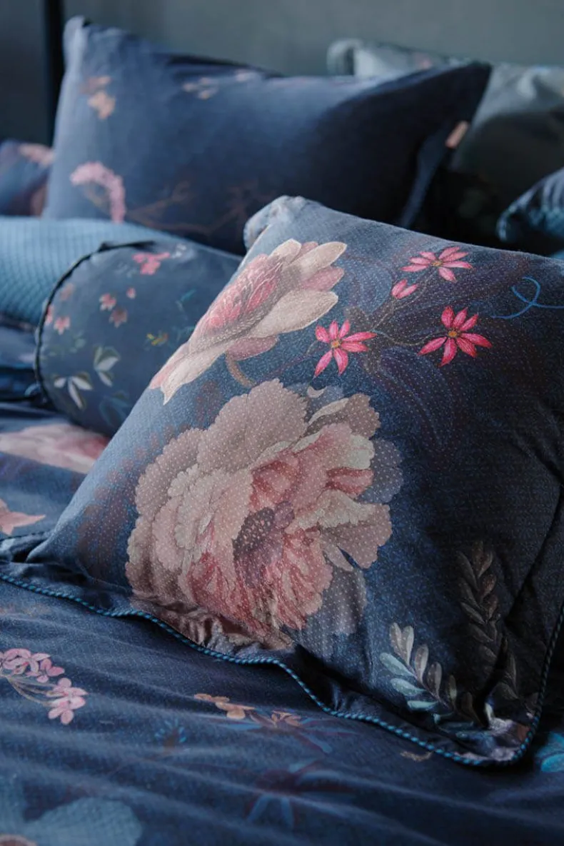 Vierkant Sierkussen Tokyo Bouquet Donker