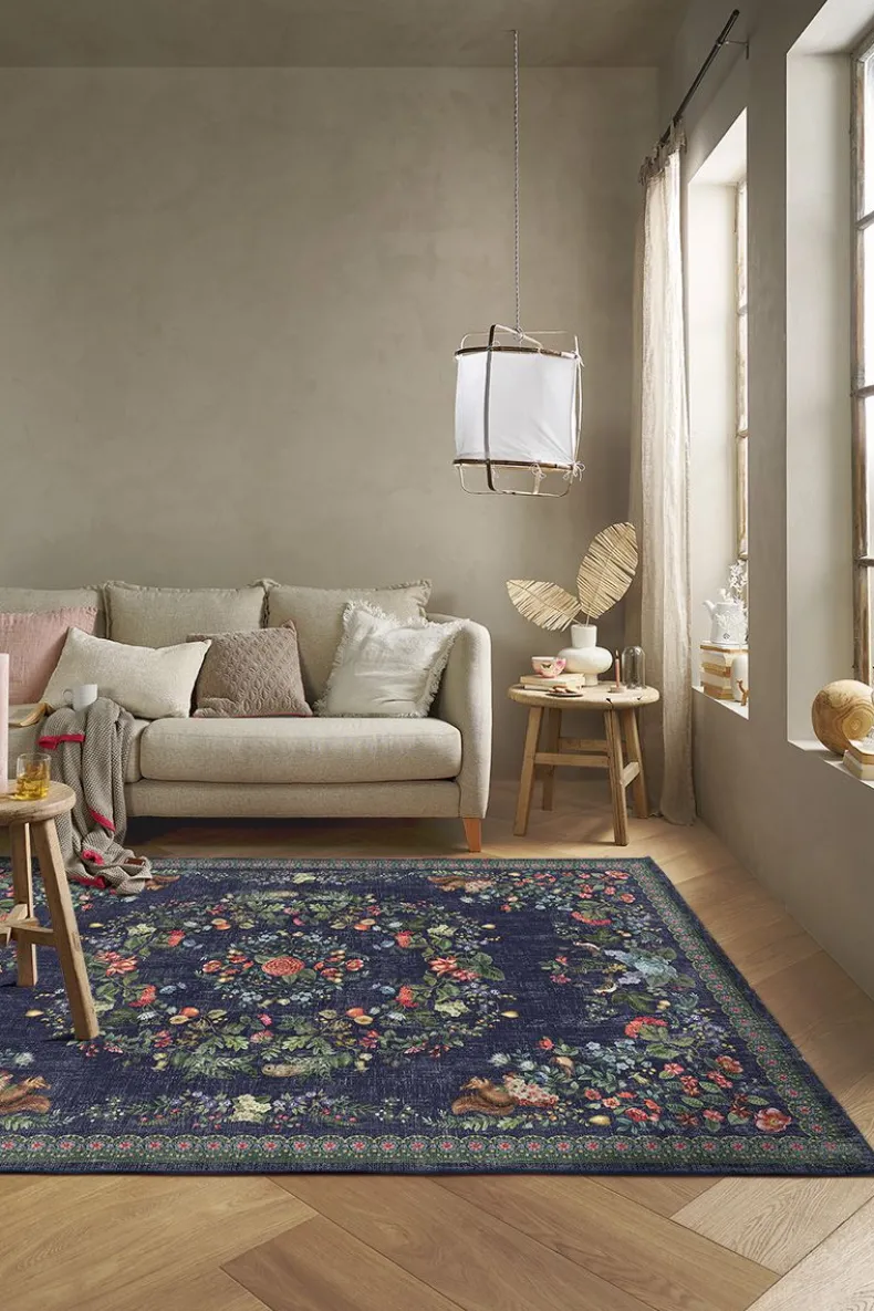 Vloerkleed Fall In Leaf By Pip Donkerblauw