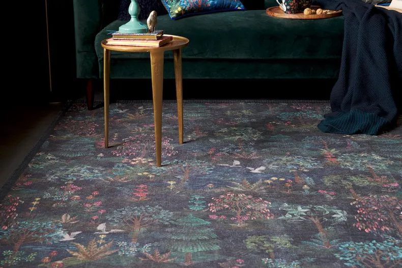 Vloerkleed Pip Garden By Pip Donkerblauw