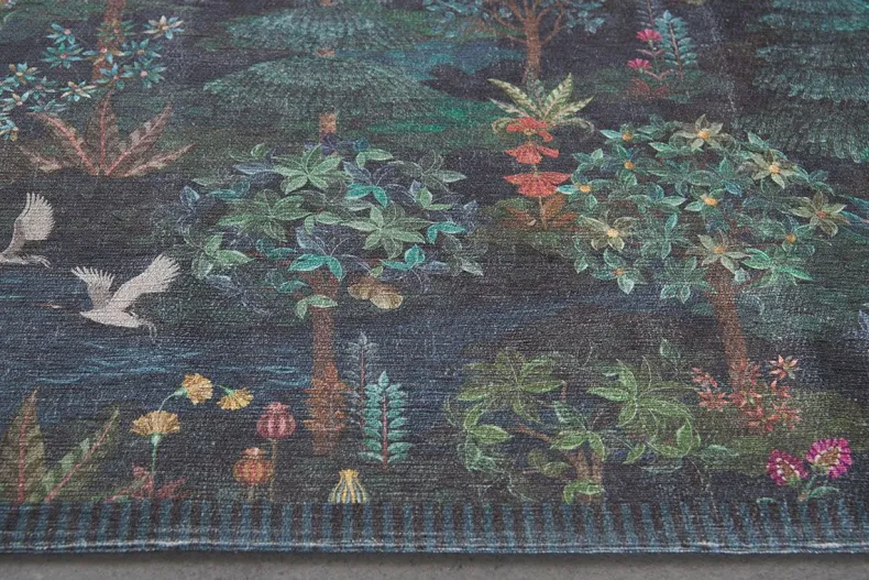 Vloerkleed Pip Garden By Pip Donkerblauw