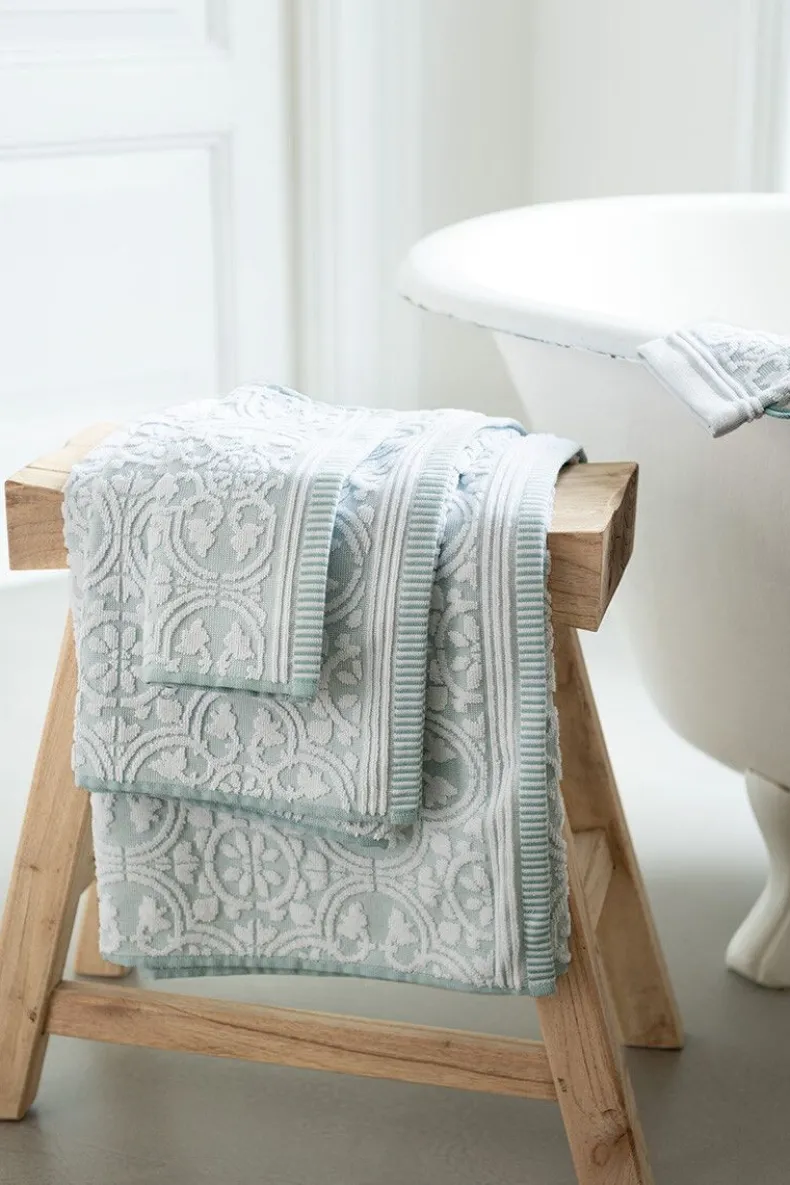 Washandje Set/3 Tile De Pip Licht 16X22 Cm